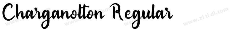 Charganolton Regular字体转换